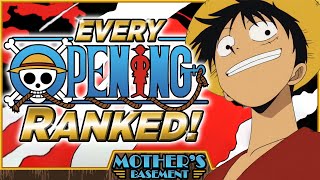 One Piece Openings Ranked  Whats in an OP [upl. by Sined]