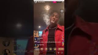 NBA Youngboy smokes a cigarette LIVE🤯 [upl. by Bridgid]