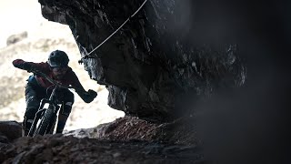 Via Ferrata on a Mountain Bike  DOLOMITES  MISSION EP4  Kilian BRON [upl. by Ahsikym]