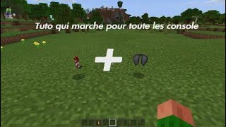 Minecraft Fr Tuto comment utiliser élytre  fusée sur  console  PC  switch ect [upl. by Siulesoj]