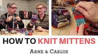 How to knit a pair of mittens by ARNE amp CARLOS [upl. by Kcorb]