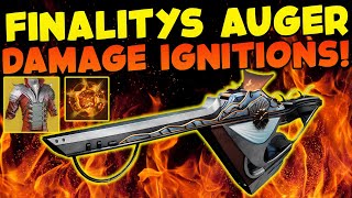 Ignition Turret Finalitys Auger Sanguine Alchemy COMBUSTION  Destiny 2 Heresy TFS [upl. by Gomar]