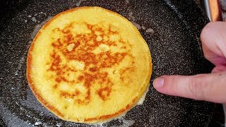 CORNBREAD CAKES  STOVETOP Cornbread Cakes Recipe  Johnnycakes Recipe [upl. by Isnyl]