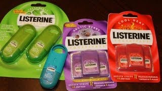 Listerine PocketMist amp PocketPak Review [upl. by Lovel]