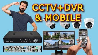 How to Remote View H264 DVR  How to Install CCTV Cameras With DVR  Network Setup on the DVR [upl. by Ayardna718]