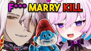 Aethel amp Nyanners Play F— Marry Kill [upl. by Ahsiad]