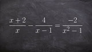 Math tutorial for solving rational equations [upl. by Gati]