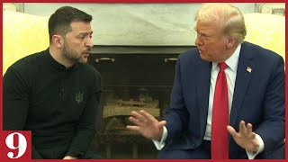 Trump And Zelensky Engage In A Heated White House Confrontation [upl. by Melborn512]