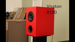 DIY speakers with Visaton B100  Pass F5  Roksan Kandy K2  Pioneer N70AE [upl. by Nihi]