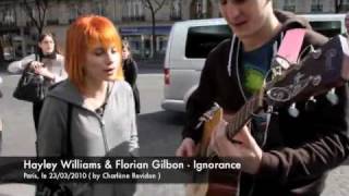 Hayley Williams singing Ignorance with Florian Gilbon [upl. by Leventis]