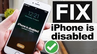 How to Unlock Disabled iPhoneiPadiPod without Passcode NO DATA LOSS FIX iPhone is Disabled [upl. by Neerol]