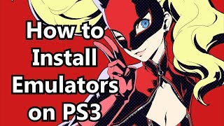 How to install Emulators on PS3 RetroArch Overview [upl. by Duntson]