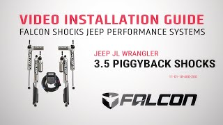 35 eAdjust Piggyback Shocks Install  Falcon Shocks [upl. by Adnavoj]