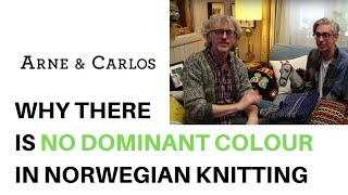 Why there is no dominant color in Norwegian knitting by ARNE amp CARLOS [upl. by Fruin68]