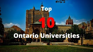 Top 10 Universities in Ontario 2020 [upl. by Ahsap462]