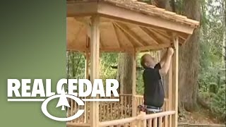 How to Build  GAZEBO Part 2  Realcedarcom [upl. by Ettelra]