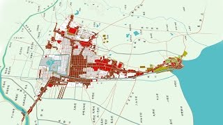 古地図で辿る名古屋400年No1 江戸時代Network2010 [upl. by Adolph]