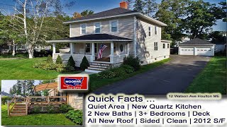 Maine Real Estate  12 Watson Avenue House For Sale MOOERS REALTY [upl. by Nelly934]