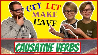 I VERBI CAUSATIVI in INGLESE make get let have [upl. by Lyford]