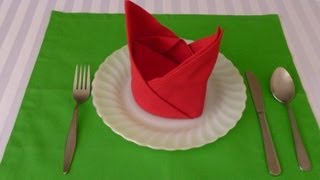 Napkin Folding  The Crown [upl. by Nosiram]