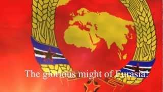 Anthem of the Union of Socialist Eurasia  quotMarch of the USEquot  quotEurasia Foreverquot [upl. by Azelea]