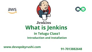 What is Jenkins in Telugu  Class1  DevOpsbyRushi  Contact 91 9010470520 [upl. by Gnim]