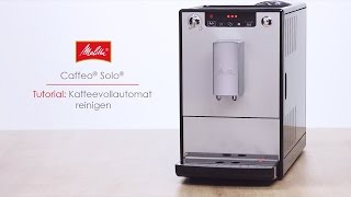 Melitta® Solo®  Tutorial Kaffeevollautomat reinigen [upl. by Vashtia198]