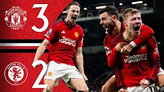 GARNACHO amp HOJLUND TO THE RESCUE 🤩  Man Utd 32 Aston Villa  Highlights [upl. by Ob]