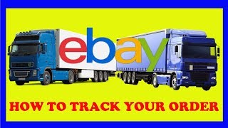 How To Track An Order On eBay  Using eBay tracking number [upl. by Queen982]