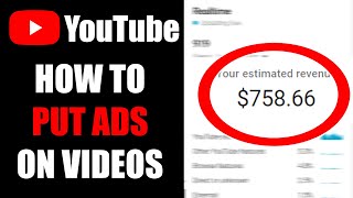 How to Put ads on YouTube Videos 2025 UPDATE [upl. by Gladdie]