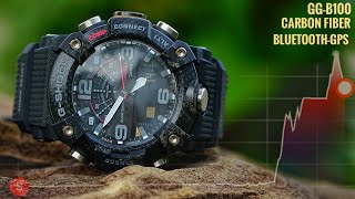 BLACK CARBON GGB100 MUDMASTER GSHOCK with ABCT sensors and Bluetooth GPS feature [upl. by Benedix]