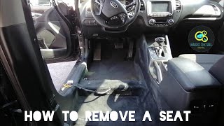 HOW TO REMOVE CAR SEAT [upl. by Nnylear]