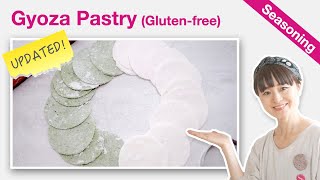 How To Make Gyoza PastrySkinWrapper Gluten free Vol2  Japanese Veggie Recipe  YUCa Cooking [upl. by Cassandra]