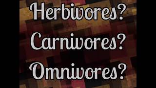 What are Herbivores Carnivores and Omnivores  Herbivores  Carnivores  Omnivores [upl. by Neehsar]