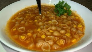 HOW TO MAKE MEXICAN SHELL SOUP  SOPA DE CONCHAS [upl. by Ji624]