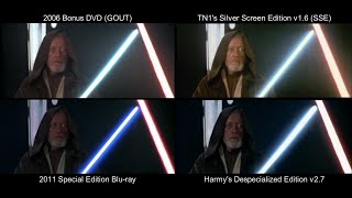 ORIGINAL ObiWan Kenobi vs Darth Vader  Star Wars 1977 DeEd Bluray GOUT SSE [upl. by Gaw]