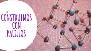 CONSTRUIMOS CON PALILLOS Y PLASTILINA [upl. by Ros]