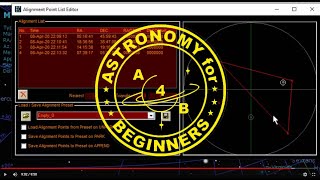 Stellarium How to Star Align with EQMOD Alignment Tool [upl. by Cosma122]