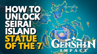 How to unlock Seirai Island Genshin Impact [upl. by Blas]