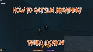 How To Get Sun Breathing Tanjiro Sun Breathing Trainer Location  DemonFall Roblox [upl. by Claudius]