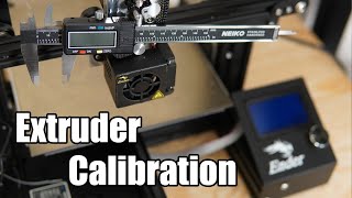 How To Calibrate Your 3D Printers Extruder Esteps Ender 3 [upl. by Ahsiya]