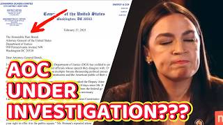 AOC TERRIFIED Begs DOJ to Reveal Investigation into Her Helping Migrants aoc newyork immigration [upl. by Tekla]