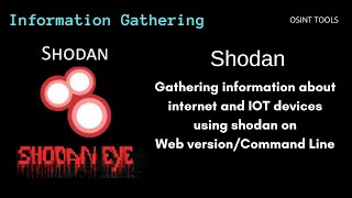 Scanning the internet using Shodan on web and Command line interface [upl. by Ahsekad]