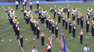 Buchholz High School Band playing the National Anthem September 14 2012 [upl. by Etaner]