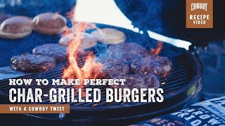 How to Make Perfect Charcoal Grilled Burgers [upl. by Atimed728]