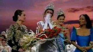 Miss Universe 1994  Crowning Moment [upl. by Ynottirb]