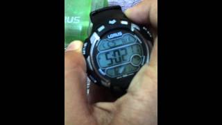 How to change lorus watch time [upl. by Nalloh]