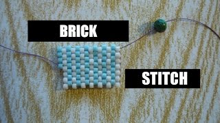 Ścieg koralikowy Brick Stitch TUTORIAL  Qrkokopl [upl. by Laehpar]