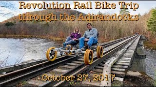 Revolution Rail Scenic Bike Tour in the Adirondack Mountains [upl. by Scrivens]