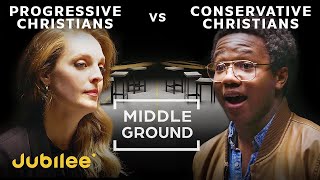 Liberal Christians vs Conservative Christians  Middle Ground [upl. by Lura]